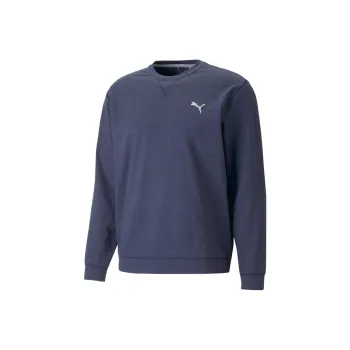 PUMA Sweat De Golf Col Rond Chiné Cloudspun Homme Sweatshirt Men's Blue