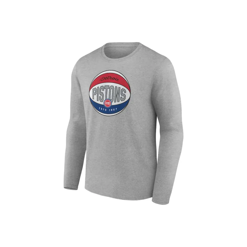 NBA x Fanatics Detroit Pistons T-Shirt Men's Gray-0