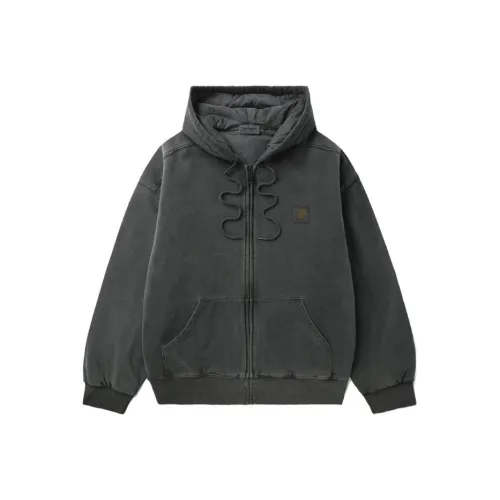 Carhartt WIP Logo appliqué Zip up Hoodie