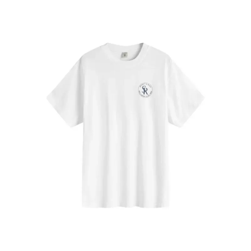 SPORTY & RICH Logo print T shirt-0