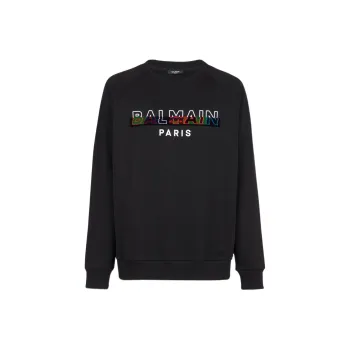 BALMAIN Sweatshirts Men Black