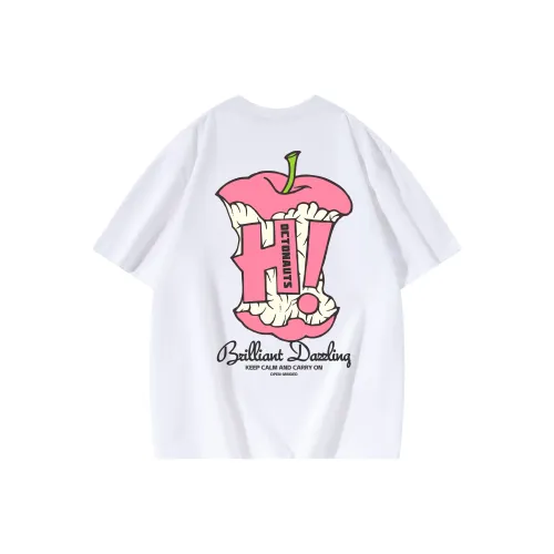 Small Columns Under The Sea T Shirt Unisex White