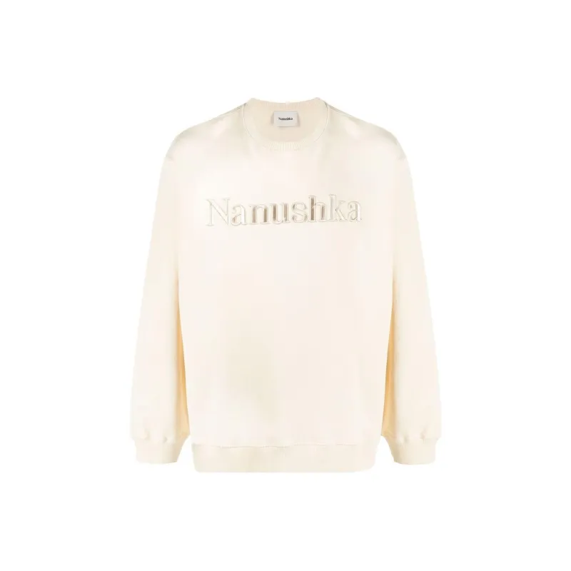 NANUSHKA Logo Embroidered Crewneck Sweatshirt-0