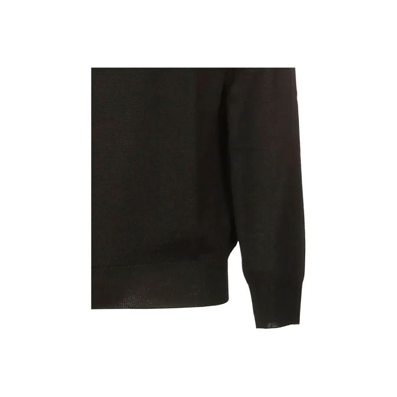 LACOSTE Fitted Knitwear Men's Black-2