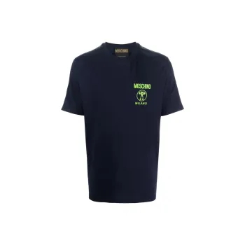 MOSCHINO Logo tape Detail T shirt