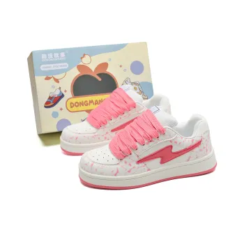 Anime Story Anti Slip Wear Resistant Lightweight Breathable Low Top Skateboard Shoes Unisex