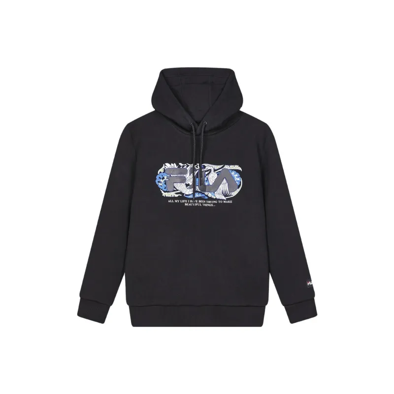 FILA x V&A LIANMINGKUAN Sweatshirt Men's Jet Black-0