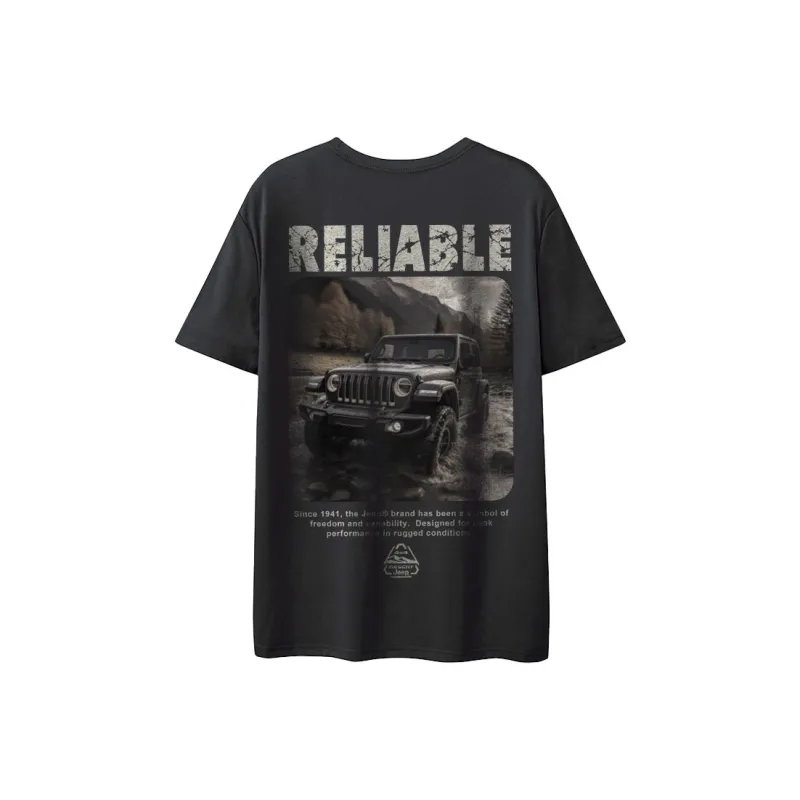 Jeep Drop Shoulder Sleeve T Shirt Unisex-6