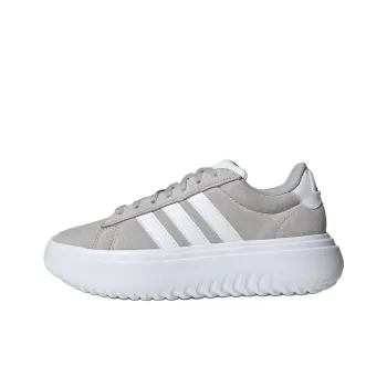Adidas GRAND COURT Anti Slip Wear Resistant Low Top Casual Shoes Women's Gray