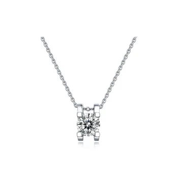 KOYOOME S925 Silver Moissanite Necklaces Unisex