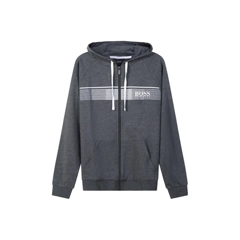 HUGO BOSS Sweatshirts Men Gray-0