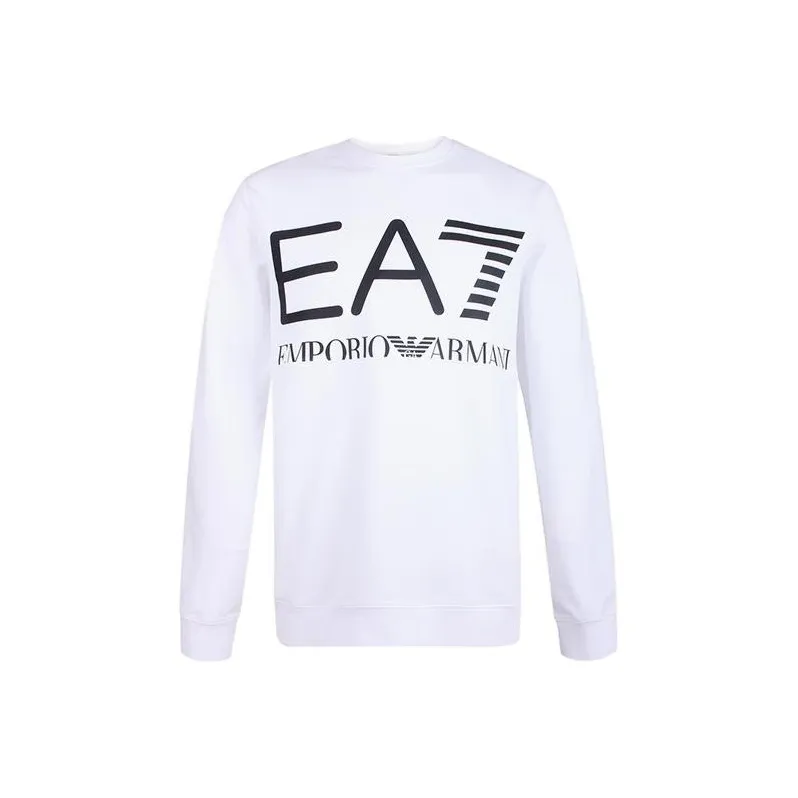 EMPORIO ARMANI EA7 SS22 Sweatshirt Men's White-0