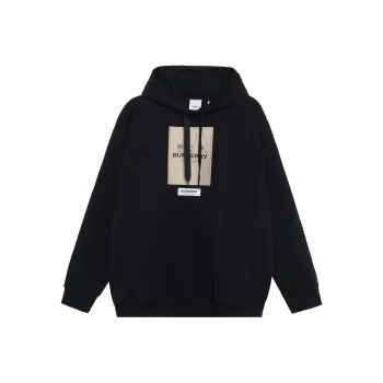 Burberry Owie Label Logo Hoodie