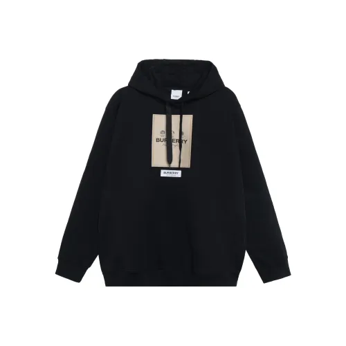 Burberry Owie Label Logo Hoodie