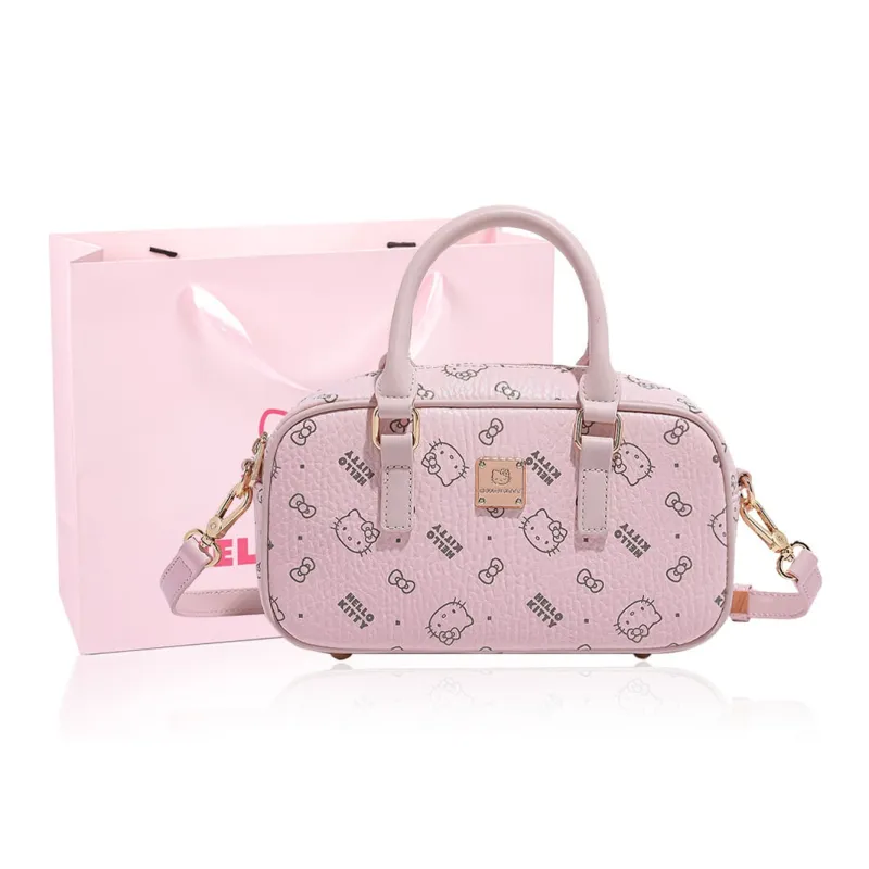 MESUCA Hello Kitty, Collaboration Kitty Series PU Crossbody Bag, Handbag Women's Multicolor-1