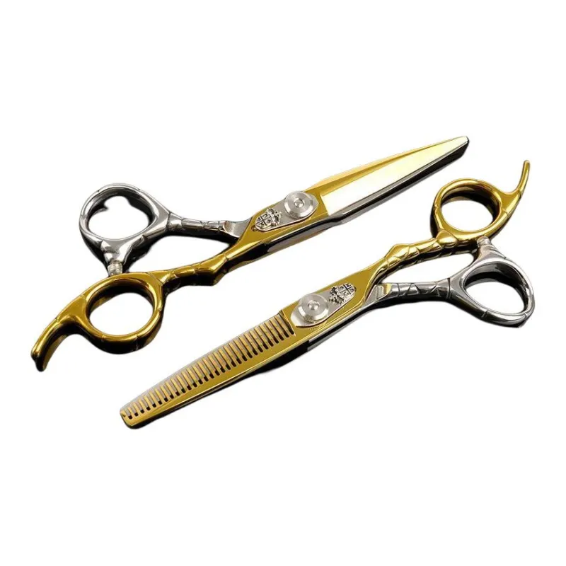 XIBI Professional Haircutting Scissors For Rounding Flattening And Trimming Stray Hair In Salons And At Home Hair-7