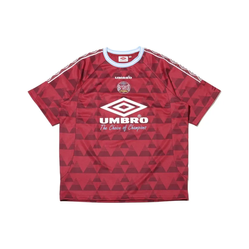 Umbro SS24 SIDE TAPE Collection T-Shirt Unisex Red-0