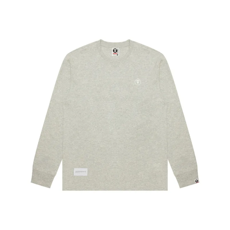 Aape Logo patch Long sleeved T shirt-0