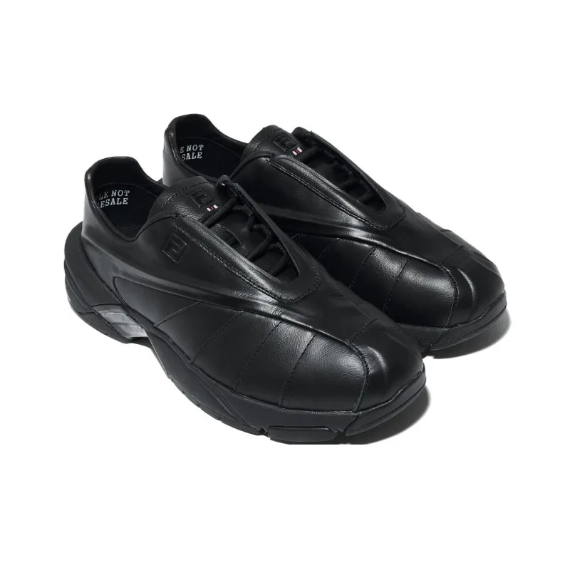 FILA Replica 2002 Anti Slip Wear Resistant Low Top Casual Shoes Unisex Black-3