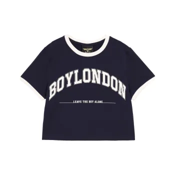 Boy London T Shirt Women's Navy Blue