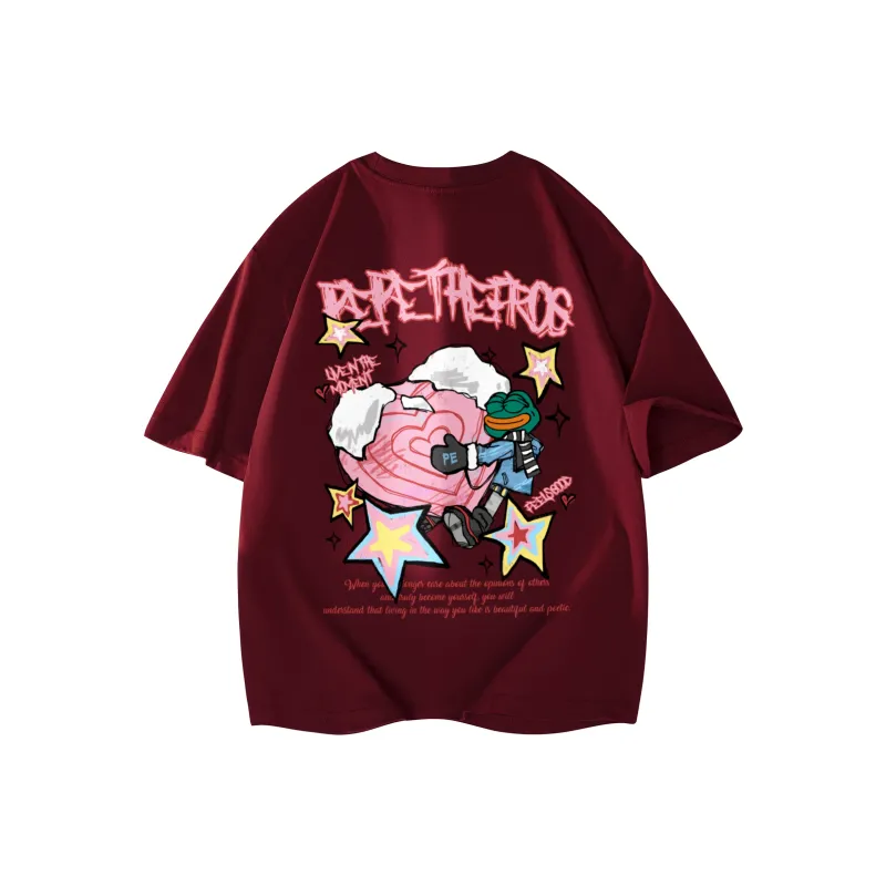 Pepe The Frog Short Sleeved T Shirts Unisex-14