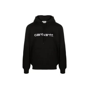 Carhartt WIP Logo Embroidered Drawstring Hoodie