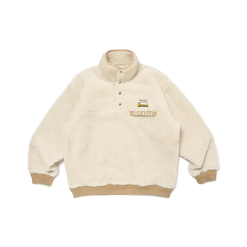 HUMAN MADE Embroidered-logo High Neck Jacket-4