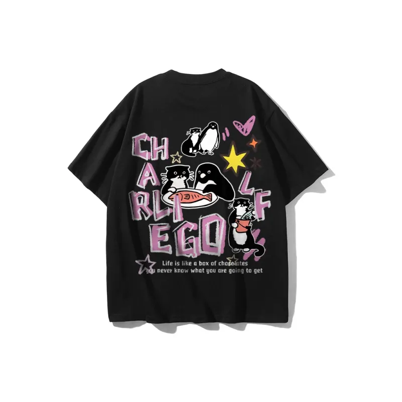 CHARLIE GOLF T Shirt Unisex Black-0