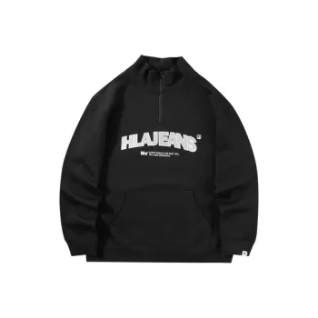 HLA JEANS Sweatshirts Men Black 95