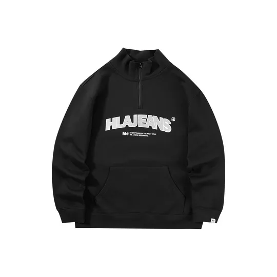 HLA JEANS Sweatshirts Men Black 95-0