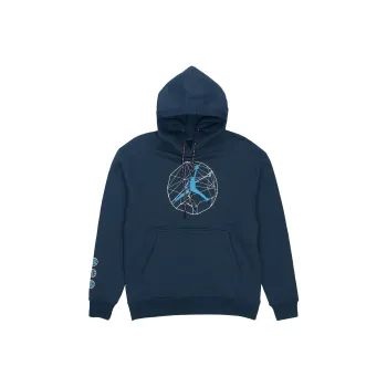 JORDAN Sweatshirts Men Military Arsenal Deep Sea Blue