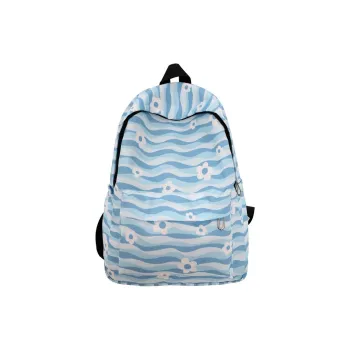 KAMLUI Nylon Backpack Regular Unisex Black/Pink/Orange Red/Khaki/Blue