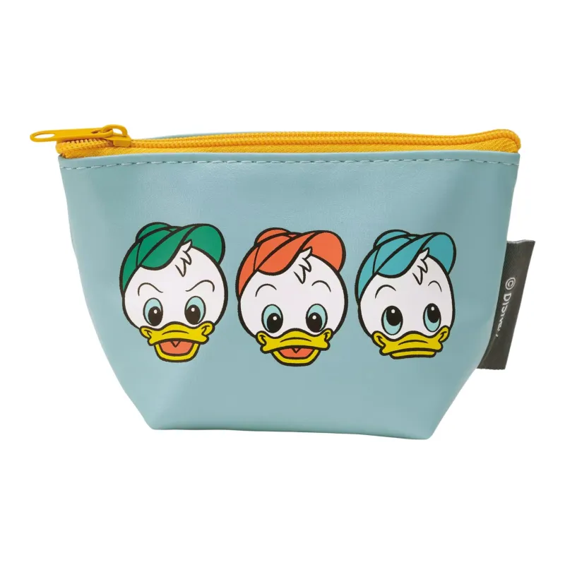 Disney Synthetic Leather Coin Purse Mini Women's Light Blue & Multicolor-0