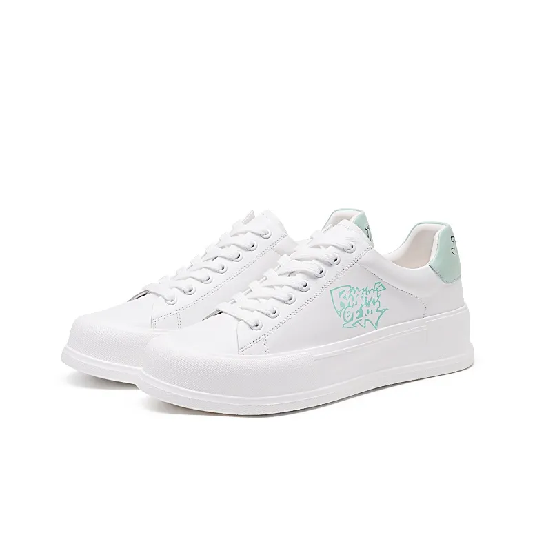 RHYTHM OF JOY Lightweight Low-Top Skateboard Shoes Women's-7