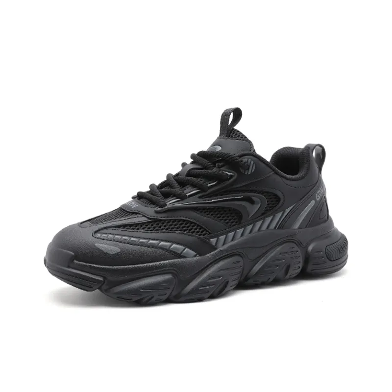 K bird Cushioning Anti Slip Wear Resistant Breathable Lightweight Height Increasing Low Top Chunky Sneakers Men's-3