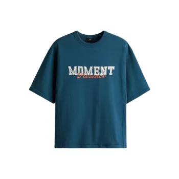 H&M T Shirt Men's Deep Turquoise