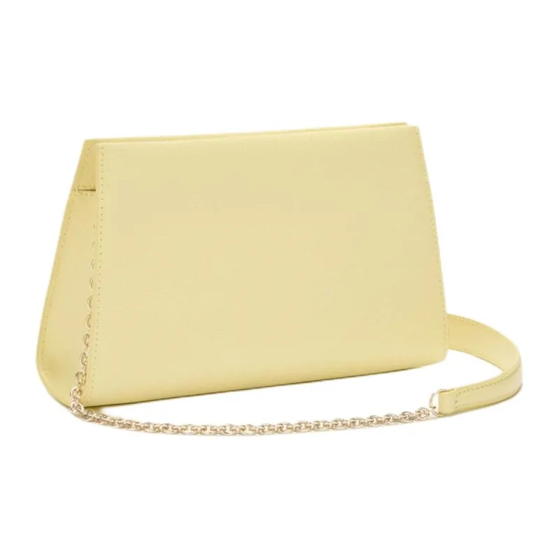 Furla Leather Handheld Shoulder Bag Mini Women's Yellow-1