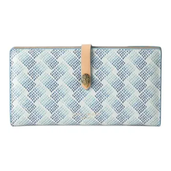 Kurt Geiger London Canvas Wallet Women's Light Blue
