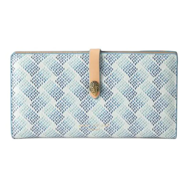 Kurt Geiger London Canvas Wallet Women's Light Blue-0