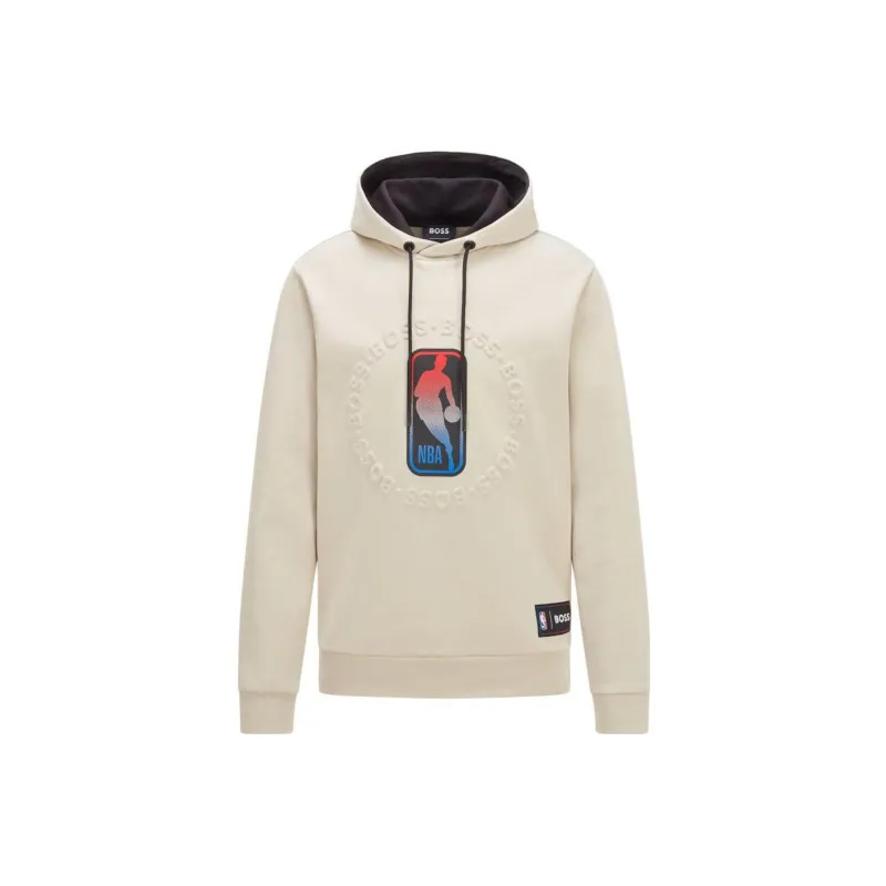 Nba X HUGO BOSS HUGO BOSS X NBA Sweatshirts Men Light Beige-0