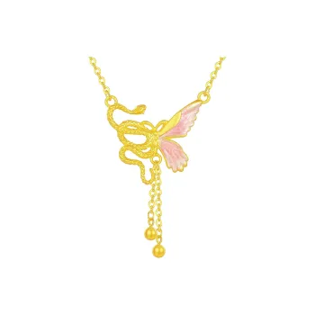YASHENGZHUBAO 999 Fine Silver Necklaces Women's