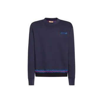 MISSONI Zig zag Detail Logo Sweatshirt