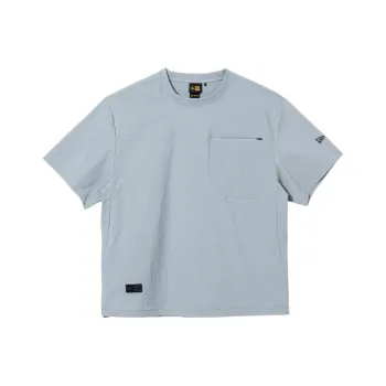 New Era T Shirt Men's Light Gray Blue