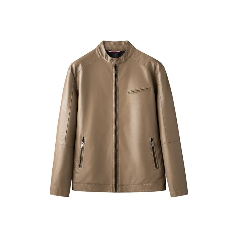 PIERRE CARDIN Leather Jacket Men's-14