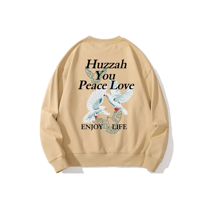 Huzzah Pullover Sweatshirt Unisex-6