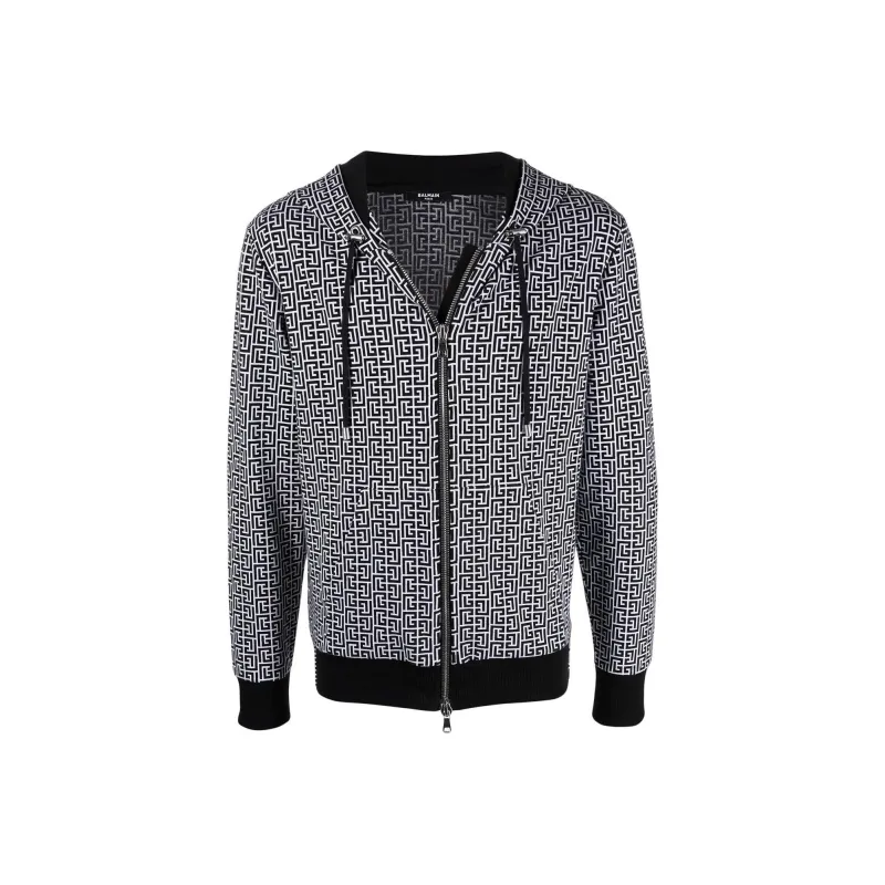 BALMAIN Sweatshirts Men Black-0