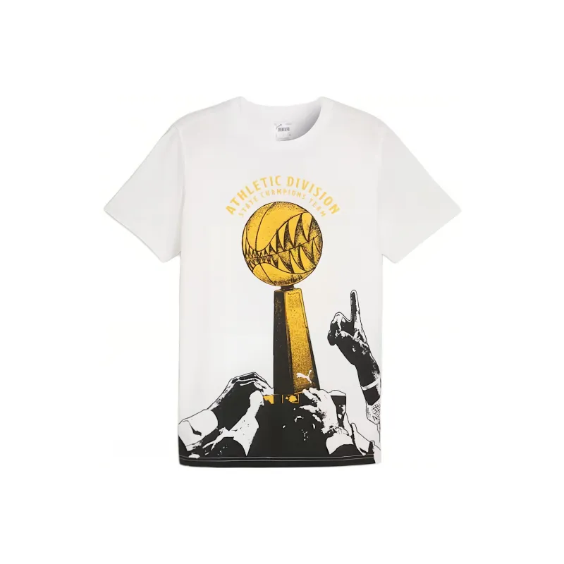 PUMA T-Shirts Men White-0