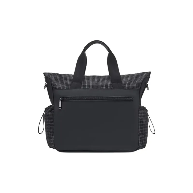 SAMSONITE Fabric With Leather Briefcase, Handbag Men's Black-3