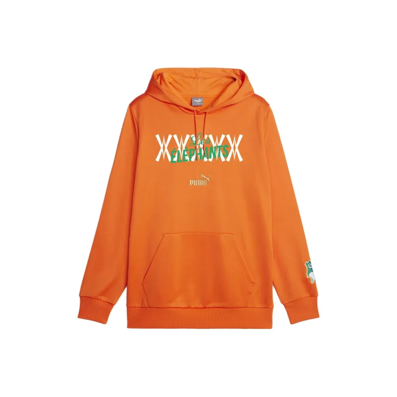 PUMA Hoodie Côte D’Ivoire FtblCulture Sweatshirt Men's Orange-0