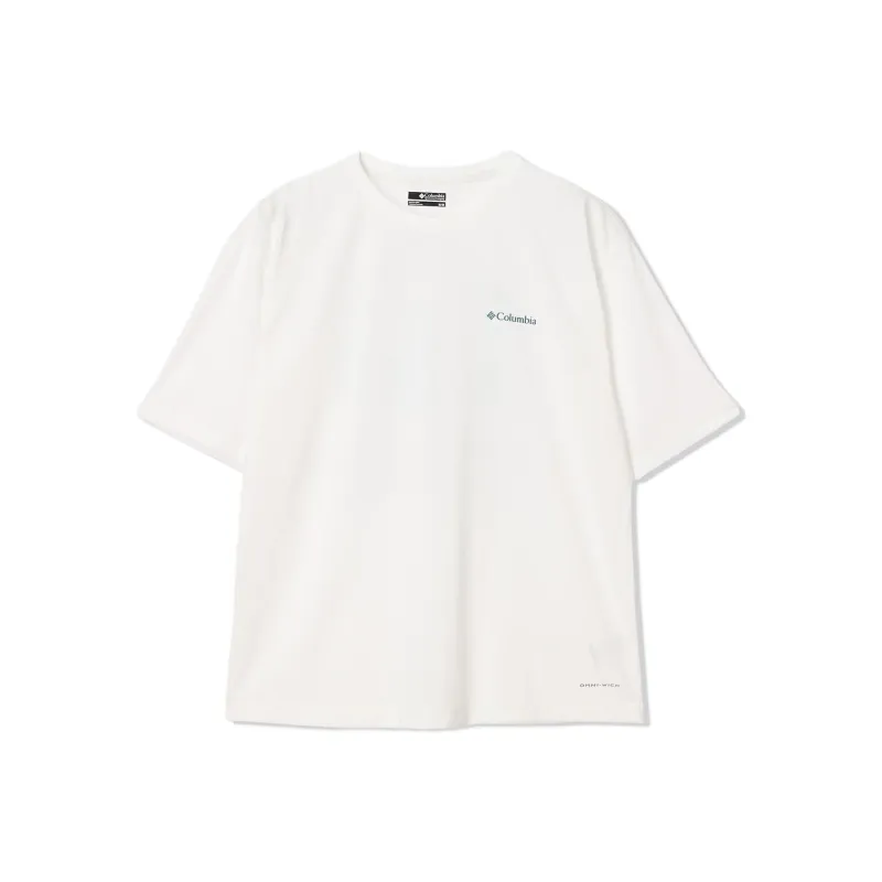 Columbia Cedar Trail Buck T Shirt Unisex White-0